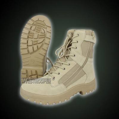 ARMY COW SUEDE LEATHER COMBAT BOOTS