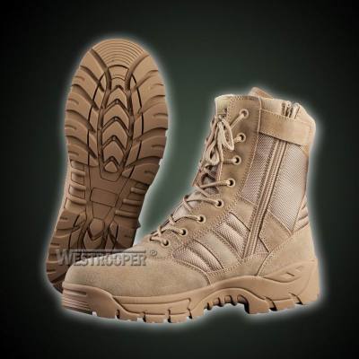 TACTICAL COW SUEDE LEATHER BOOTS