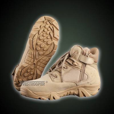 ARMY COW SUEDE LEATHER COMBAT SHOES