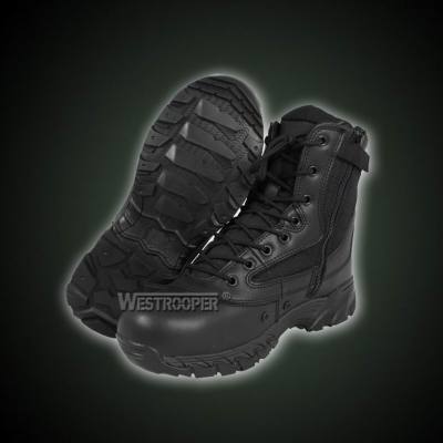 Tactical Boots 70-1710 black genuine leather cordura boots