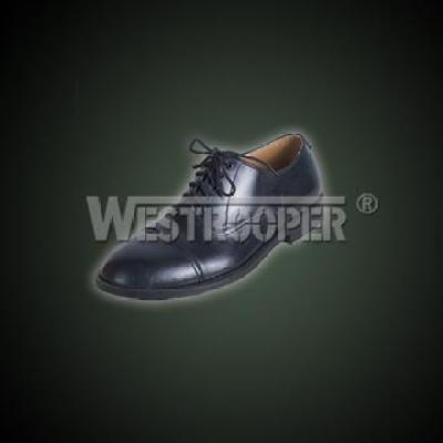 LEATHER OFFICE SHOES BLACK