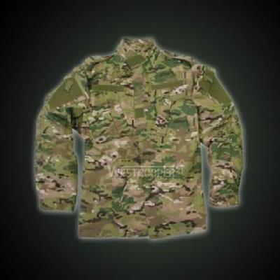 ACU JACKET WITH EPAULETTE MC CAMO