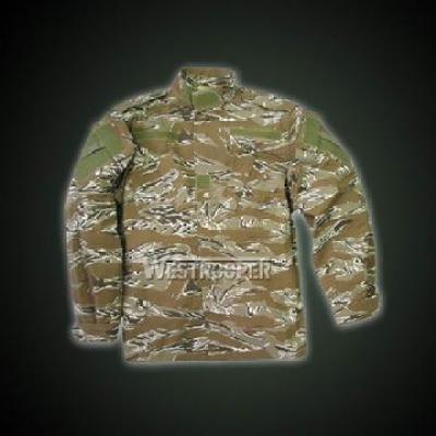 ACU JACKET WITH EPAULETTE TIGER CAMO