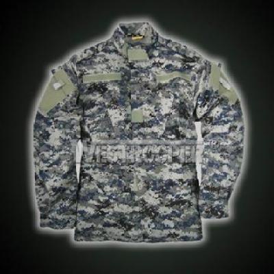 ACU JACKET WITH EPAULETTE OCEAN