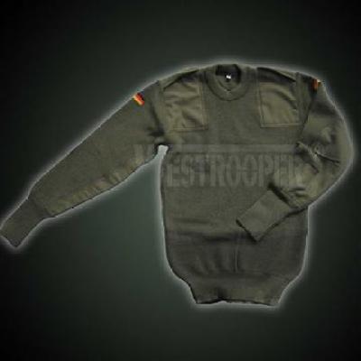BW WOOL PULLOVER OLIVE