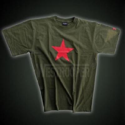 RED STAR SHIRTS IN OLIVE