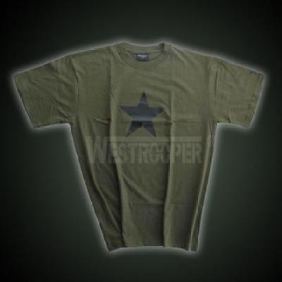 BLACK STAR SHIRTS IN OLIVE