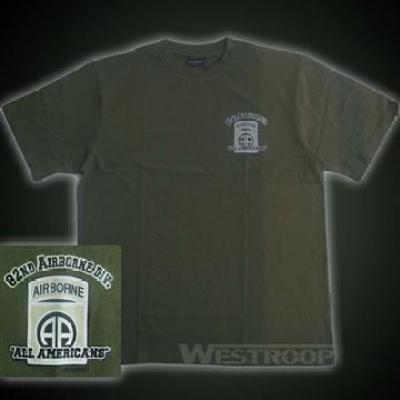 82ND AIRBORNE SHIRTS IN OLIVE