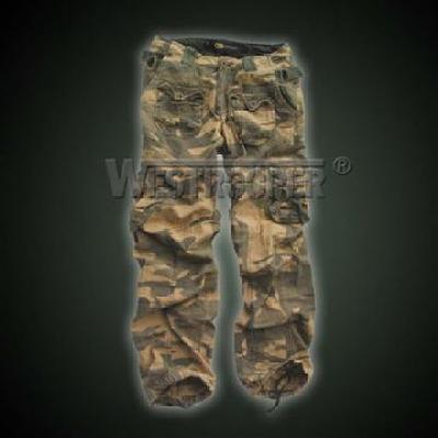 AIRBORNE VINTAGE CARGO PANTS CAMO