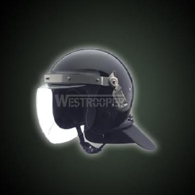 POLICE HELMET HEAVY DUTY(BLACK)